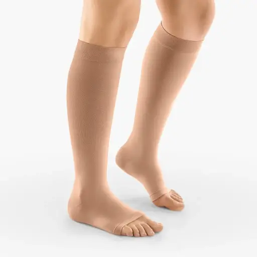 OPEN TOE KNEE HIGH STOCKINGS