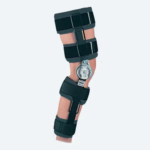 [11 0170 2 0600] COOL IROM POST OP KNEE BRACE BLK